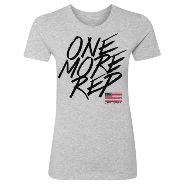 ONE MORE REP BRUSH - WOMEN'S FITTED T-SHIRT Thumbnail